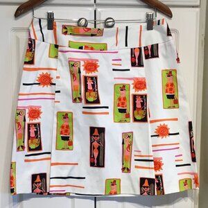 itw by Claude Brown Beach People 2005 NWT Skirt Size 10